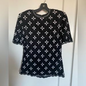 Vintage beaded top